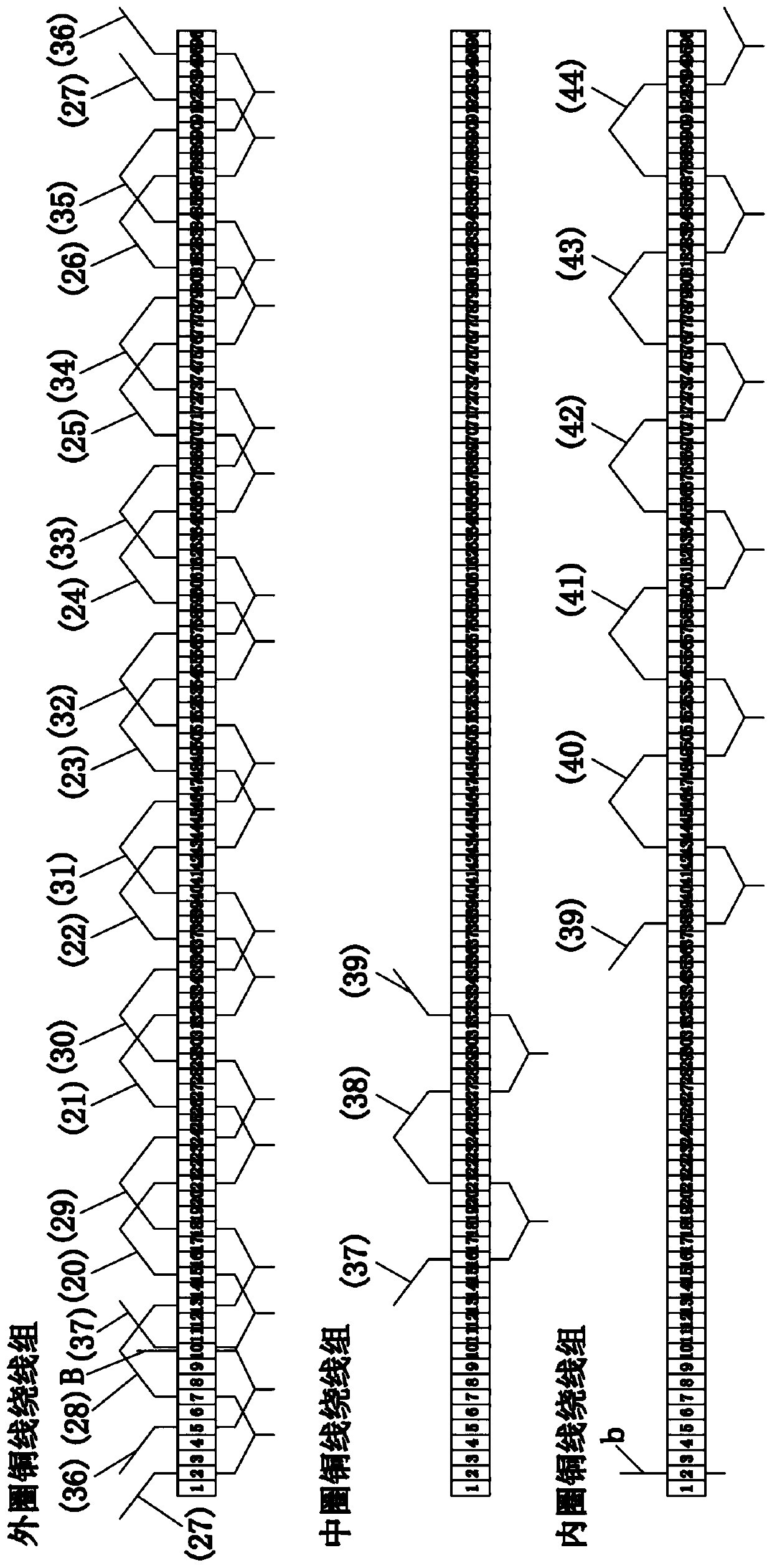 Stator assembly with high power generation performance