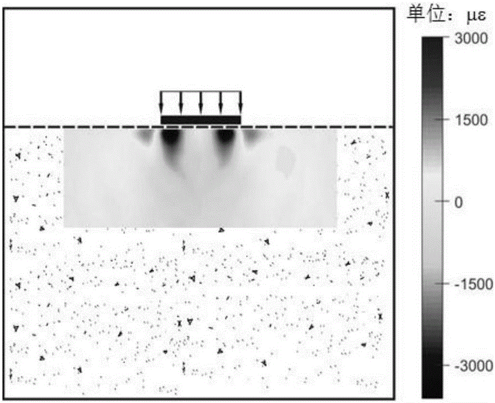 Distributed optical fiber monitoring calibration and test method and device for soil deformation