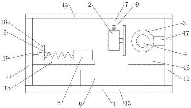 Automatic cutting device for door-window manufacturing material