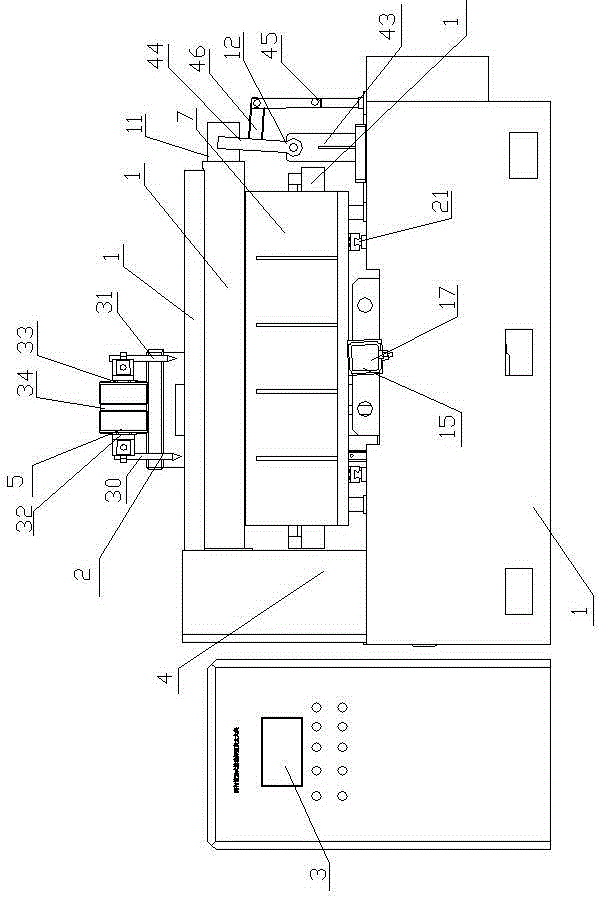 Compound pipe longitudinal joint automatic welding device