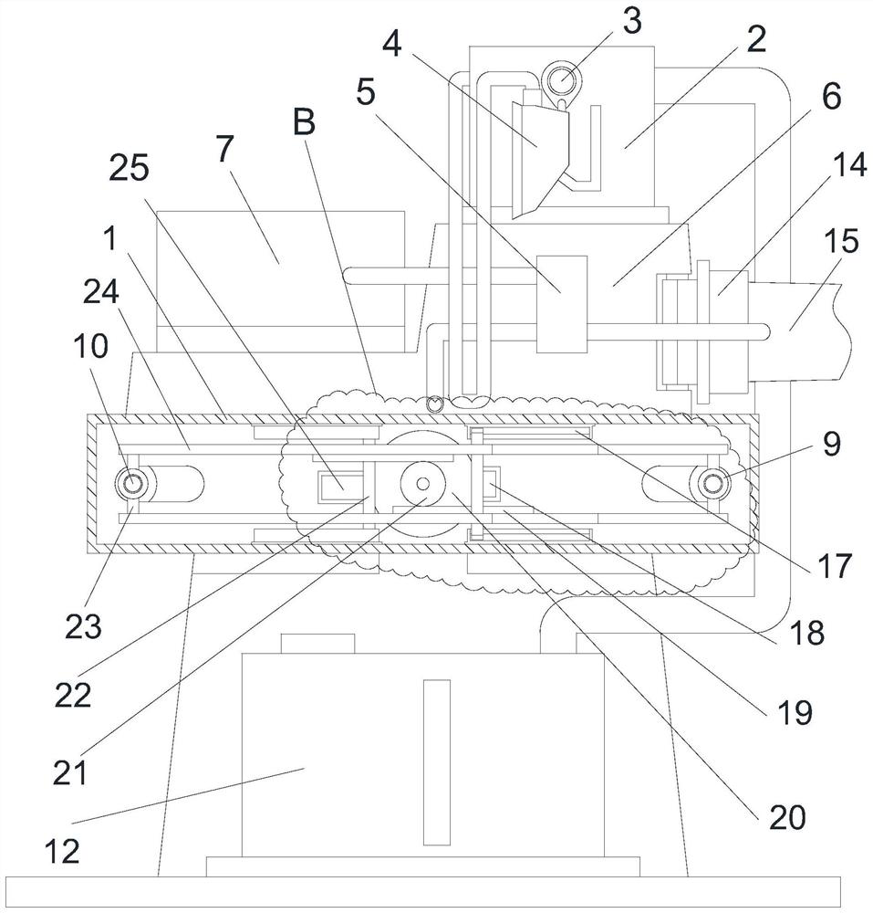 A kind of quick complete ironing device for garment processing