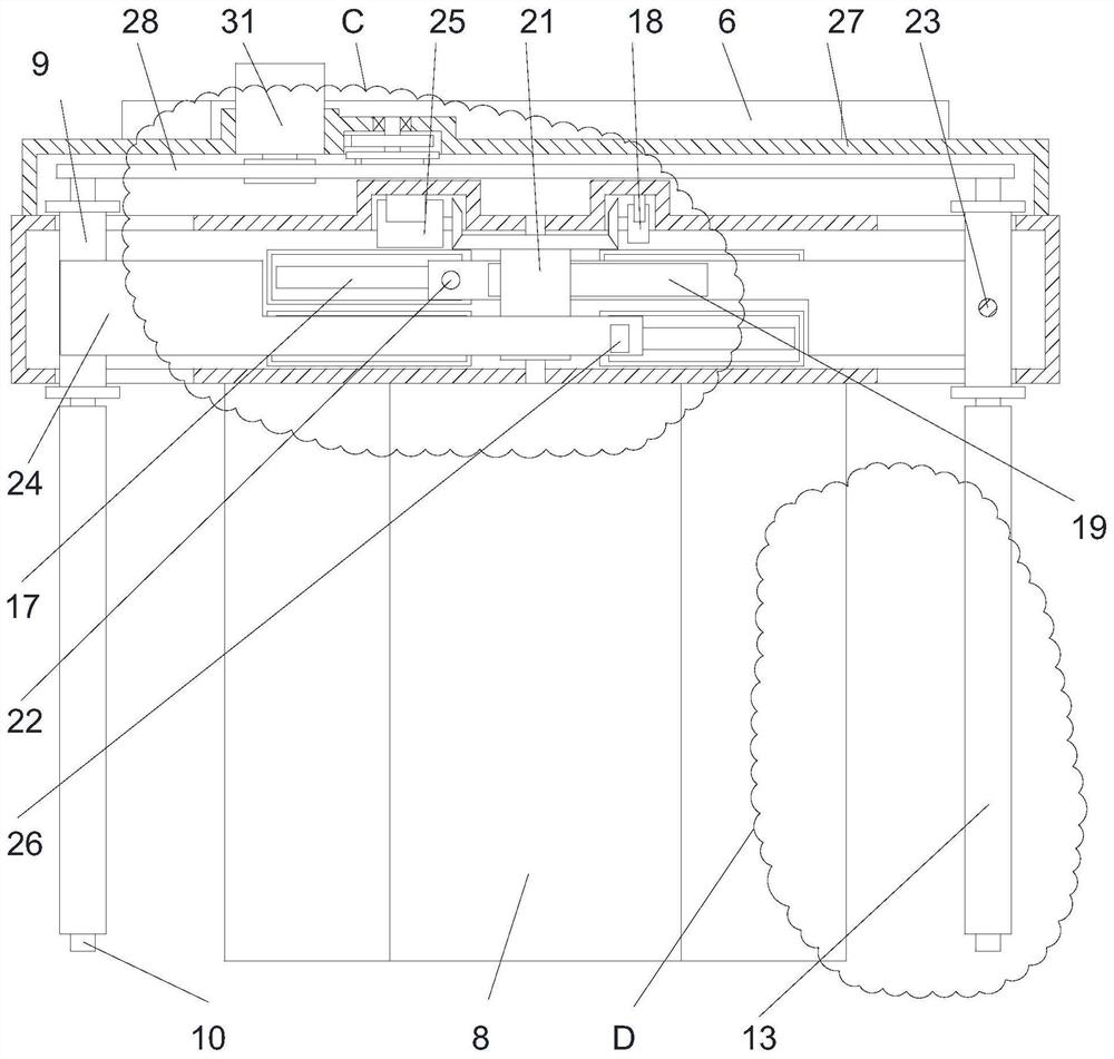 A kind of quick complete ironing device for garment processing