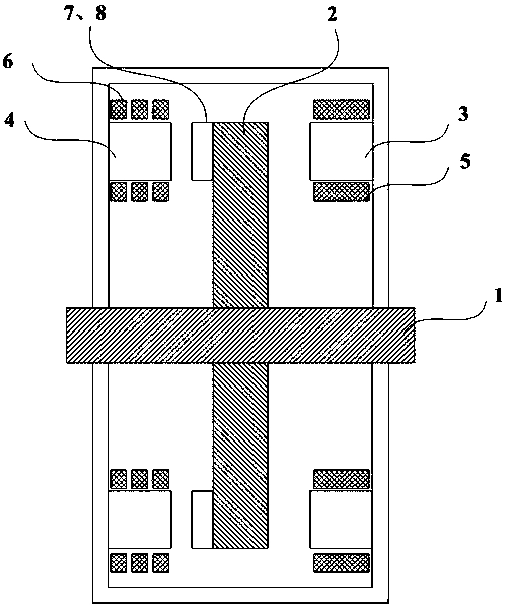 A disc-type dual-stator hybrid excitation motor