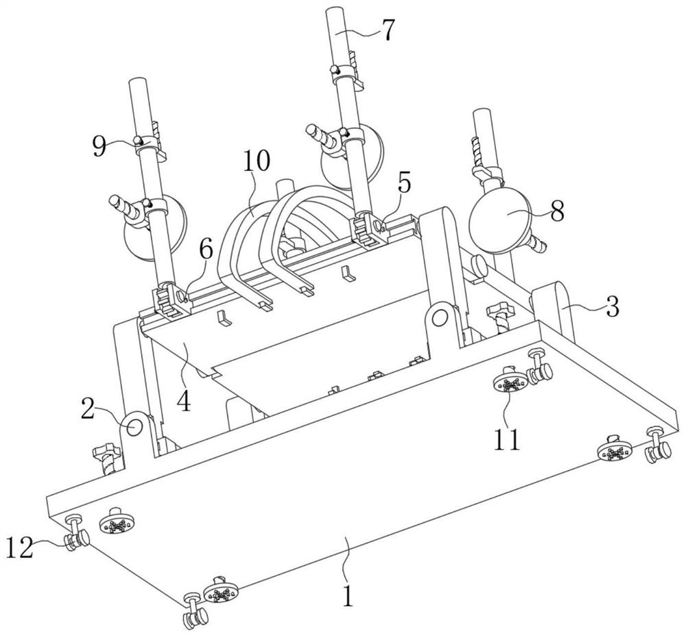 Operating table for veterinary clinical operation