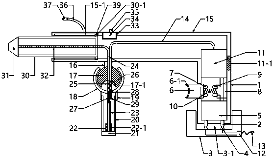 Medicine spraying device for ear-nose-throat clinical nursing