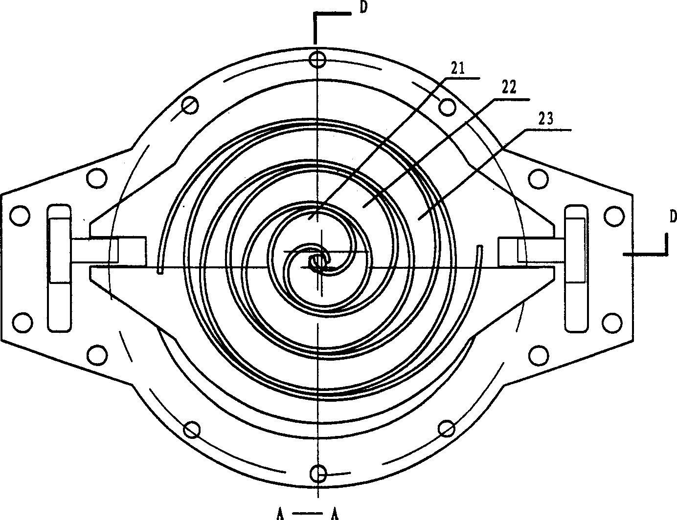 Vortex rotary compressor