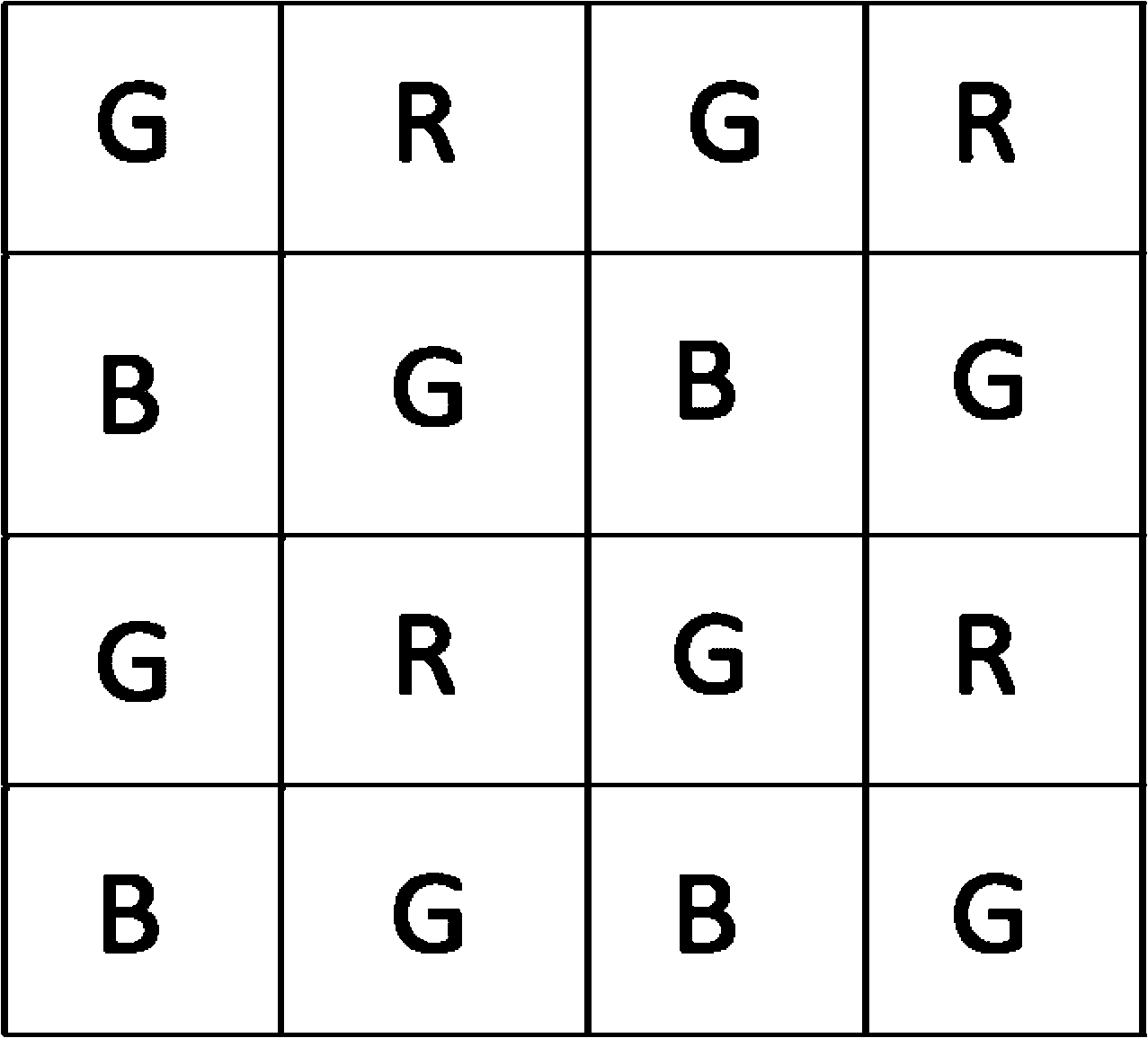 Color imaging method based on photosensitive composite medium grid metal oxide semiconductor field effect transistor (MOSFET) detector