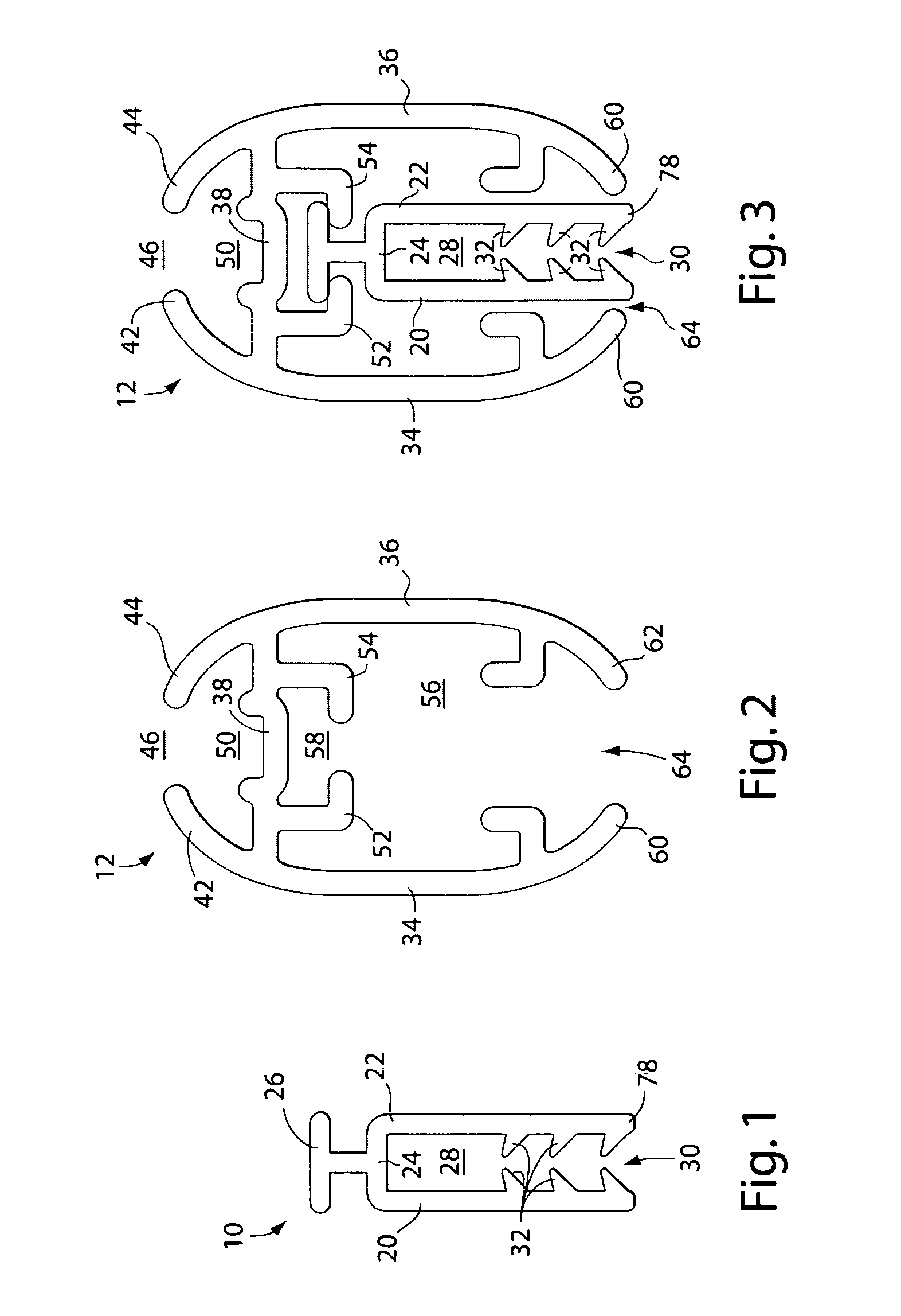 Edge retaining graphic support arrangement