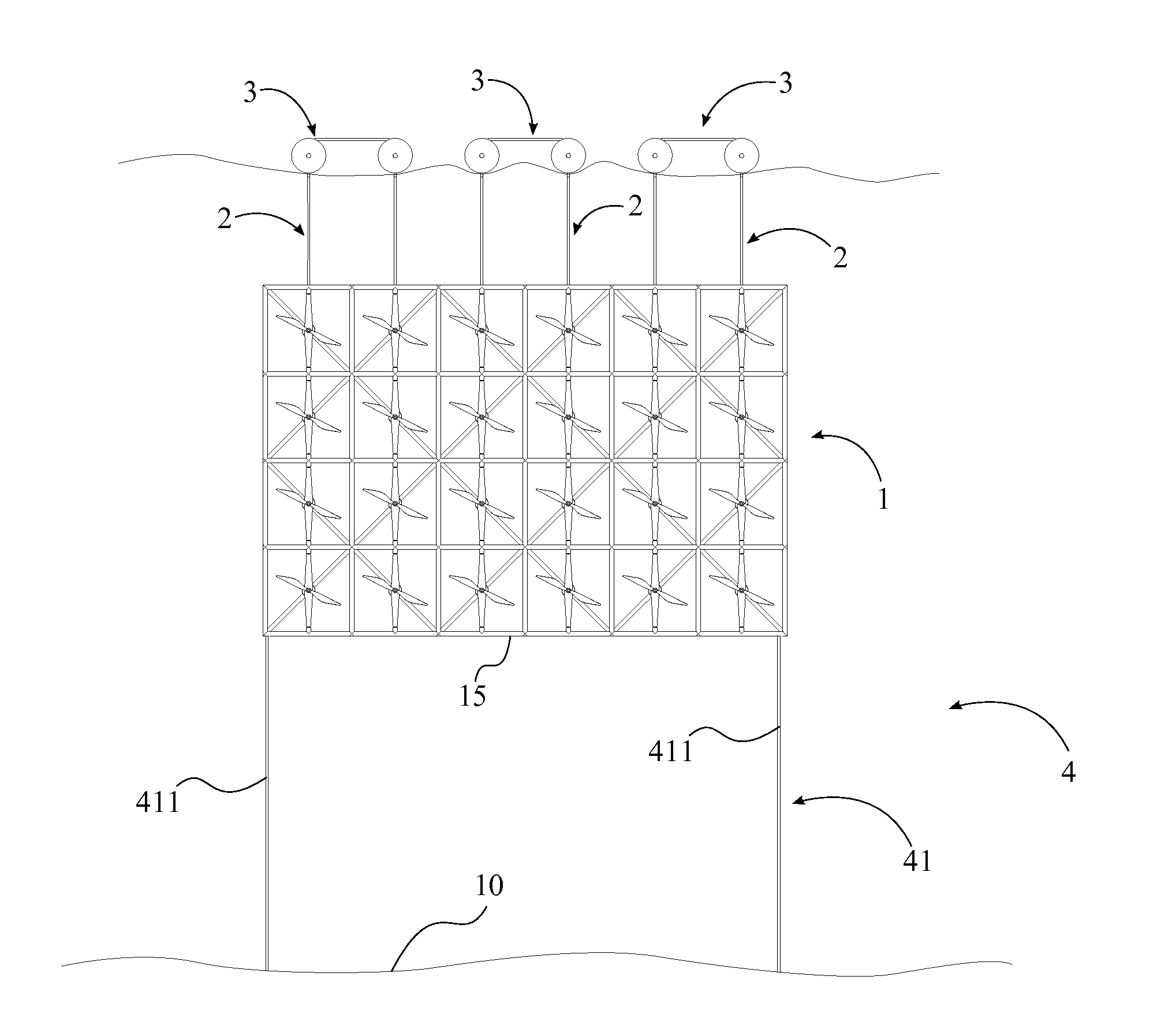 Hydroelectricity Generating Unit Capturing Marine Wave Energy and Marine Current Energy