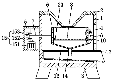 Filter device provided with conveniently replaceable filter screen for sesame oil production