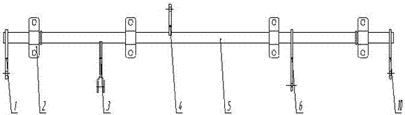 Three-wheeled united braking control device of right motor tricycle