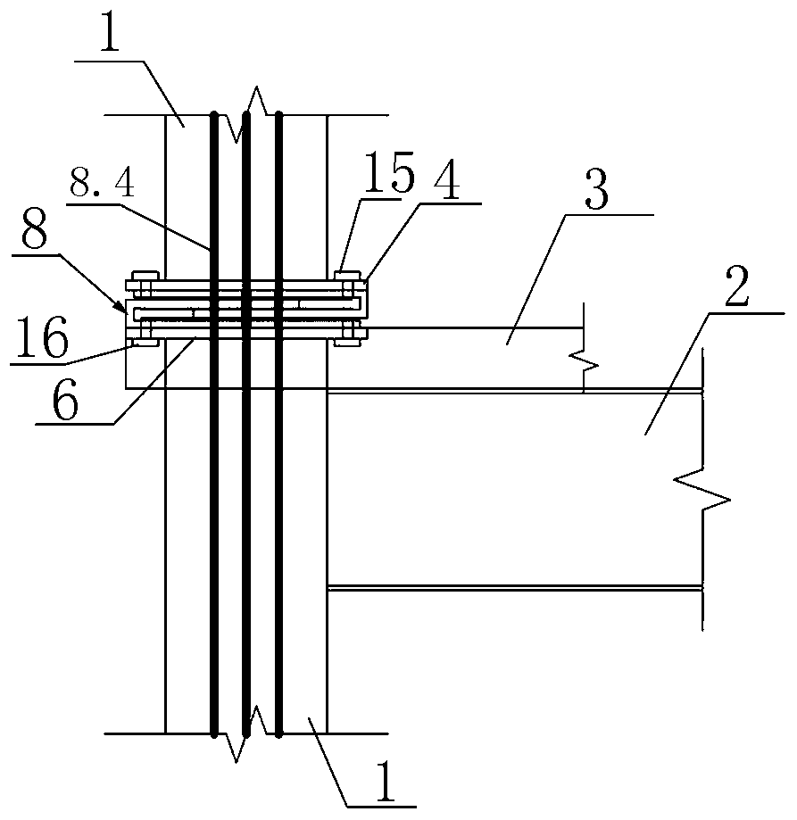 Prestressed assembly type steel frame friction damping structure system and design method thereof