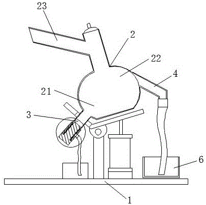 Sediment filtration device for collecting bacteria solution