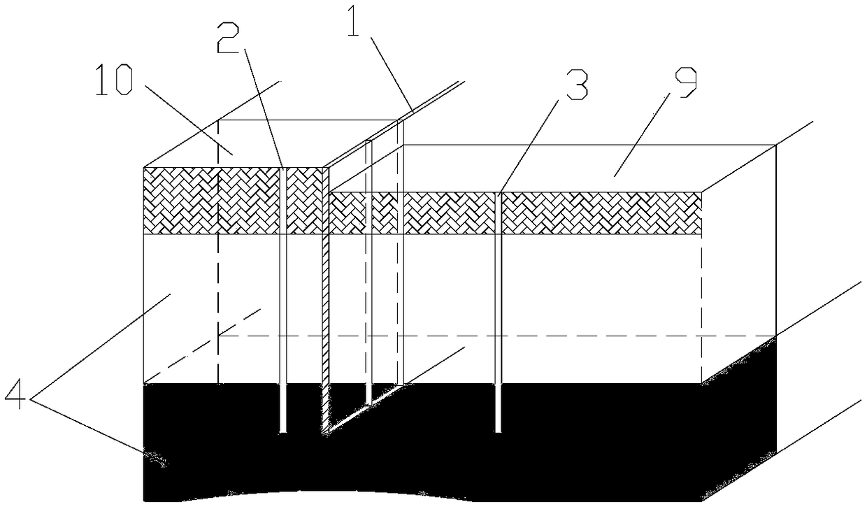 A leak detection method for underground diaphragm wall in soft soil area