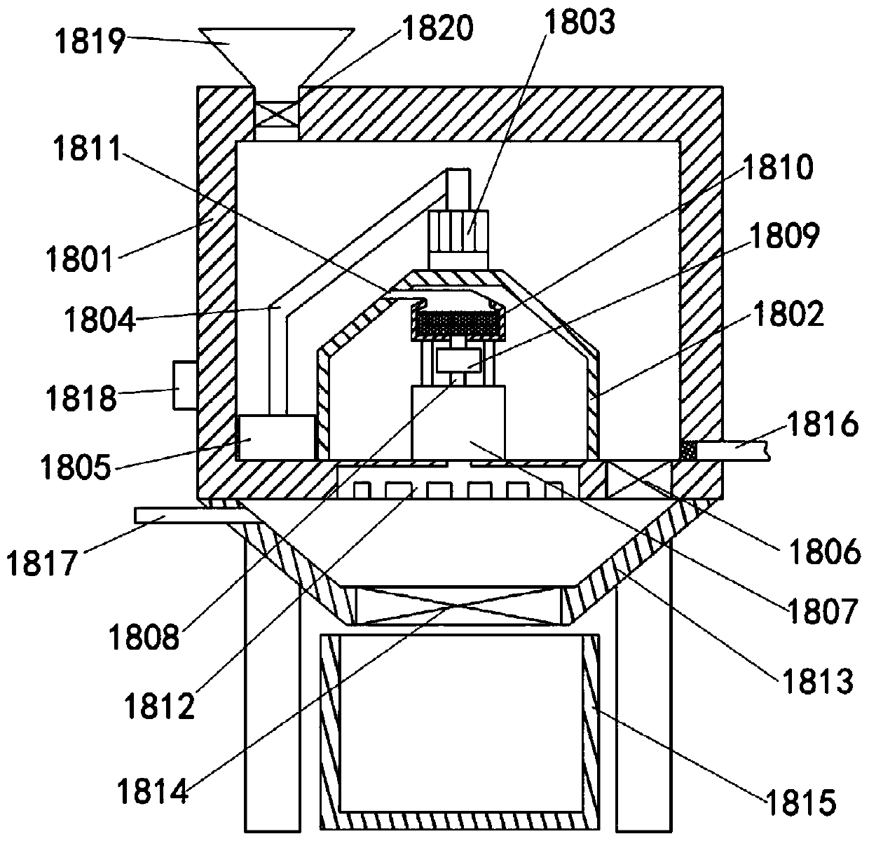 Plastic film blowing system with reheating function