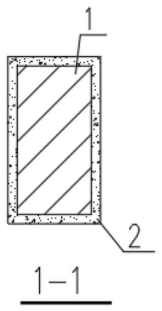 Bamboo-based composite cavity structural slab and construction process