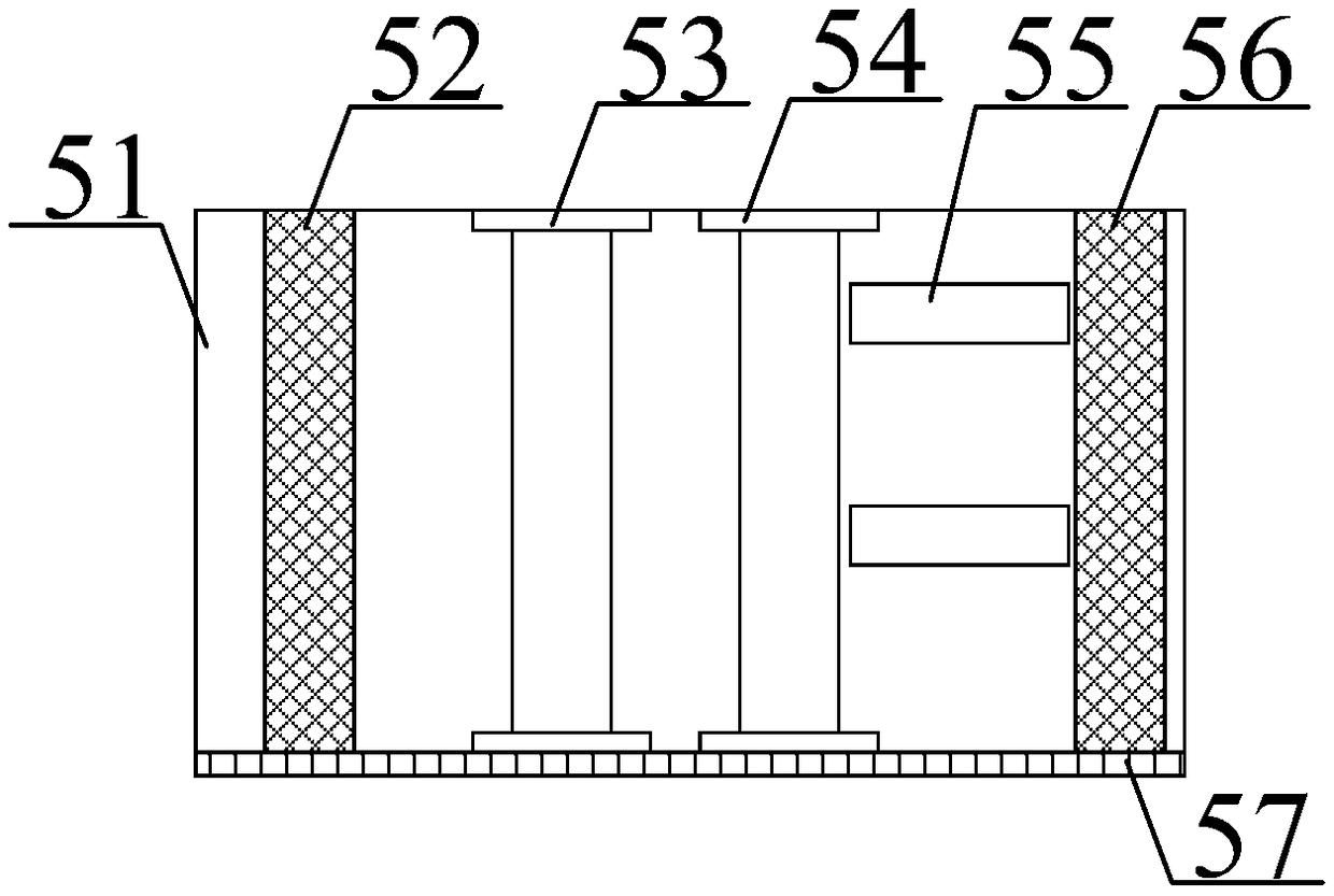 Energy-saving and emission-reducing extruder tail gas treatment device