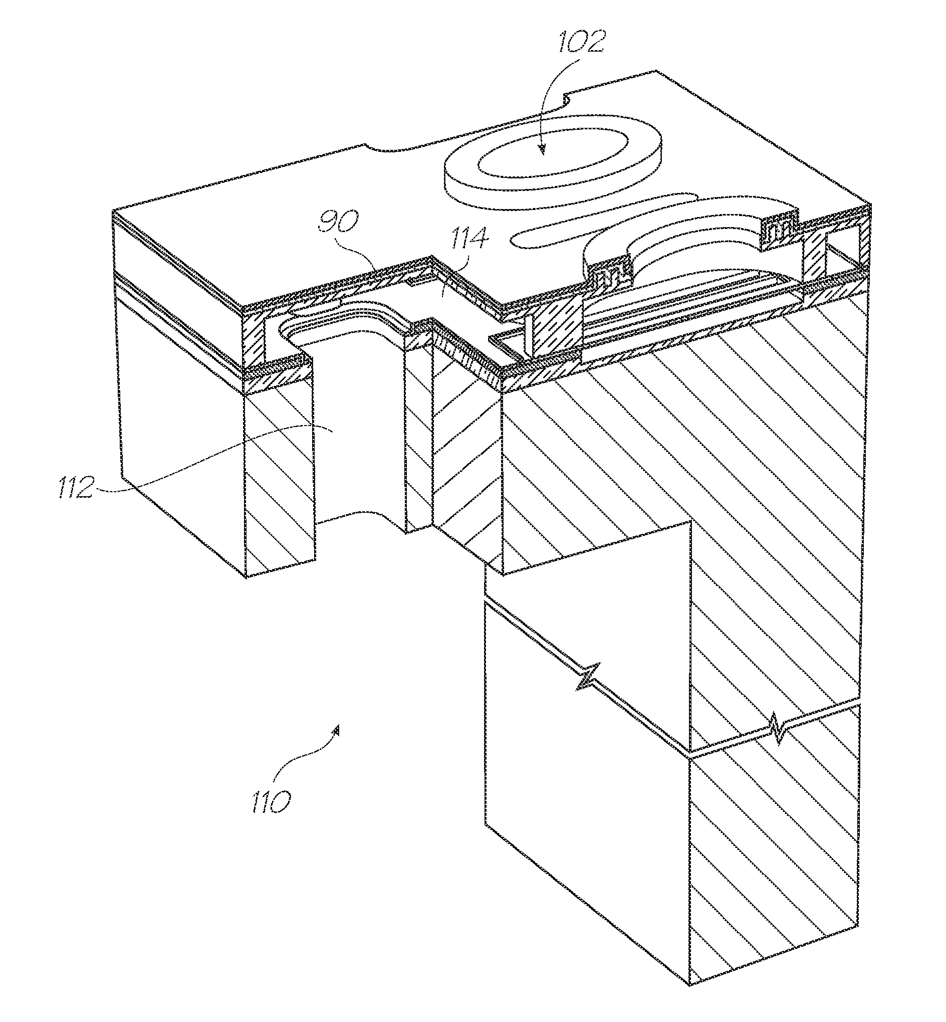 Method of providing printhead assembly having complementary hydrophilic and hydrophobic surfaces