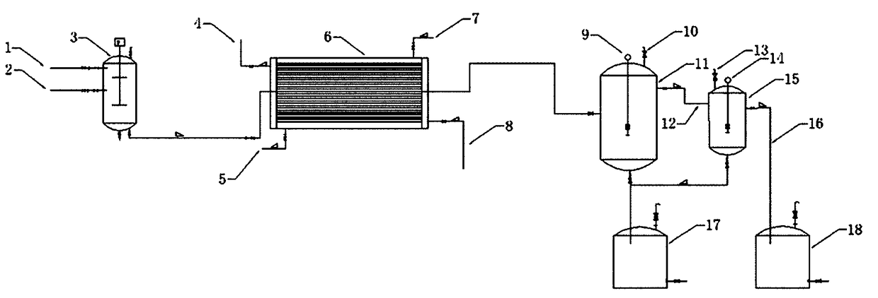 Method and device for continuously preparing pivaloyl chloride