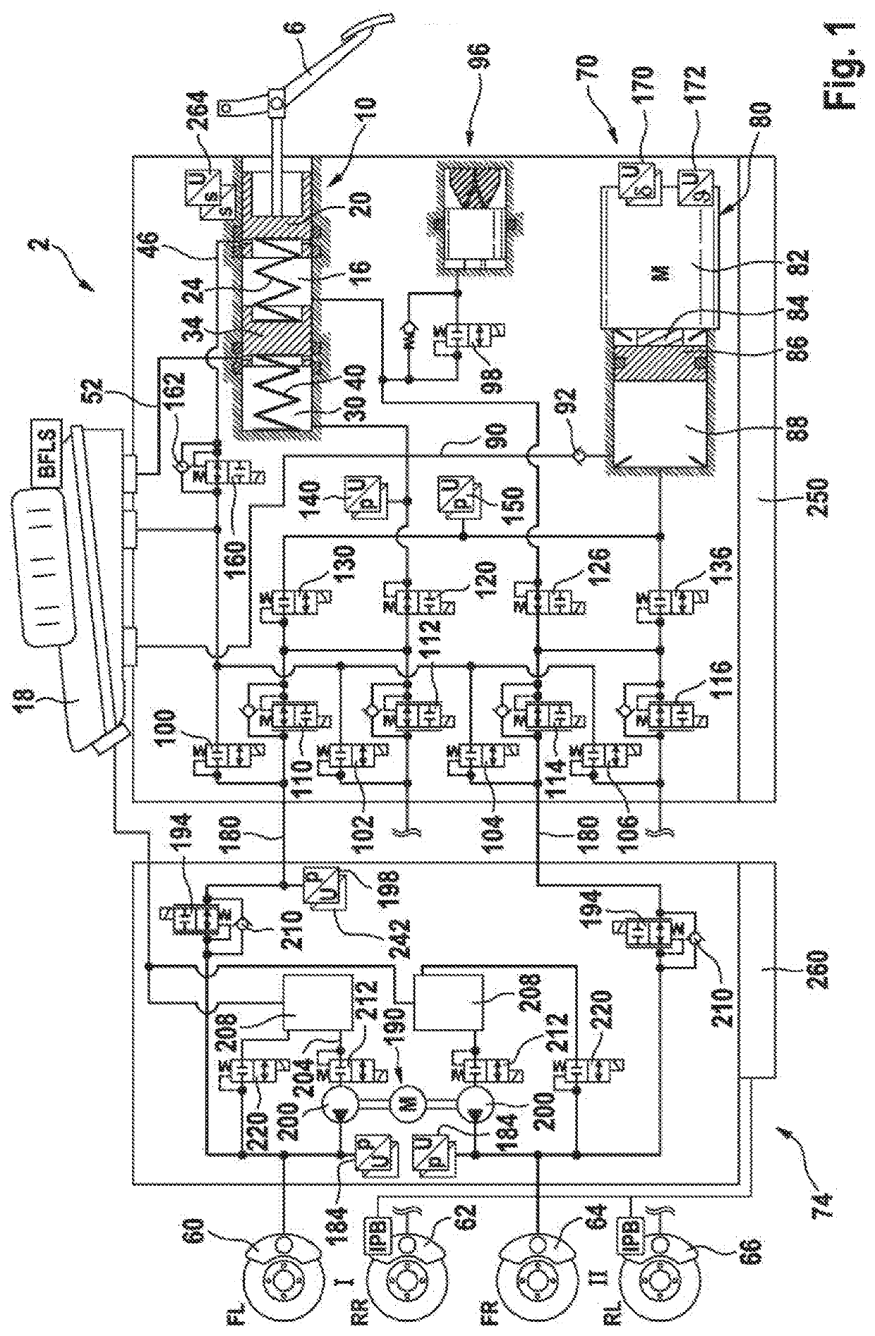 Method for checking the functionality of a braking system, and braking system