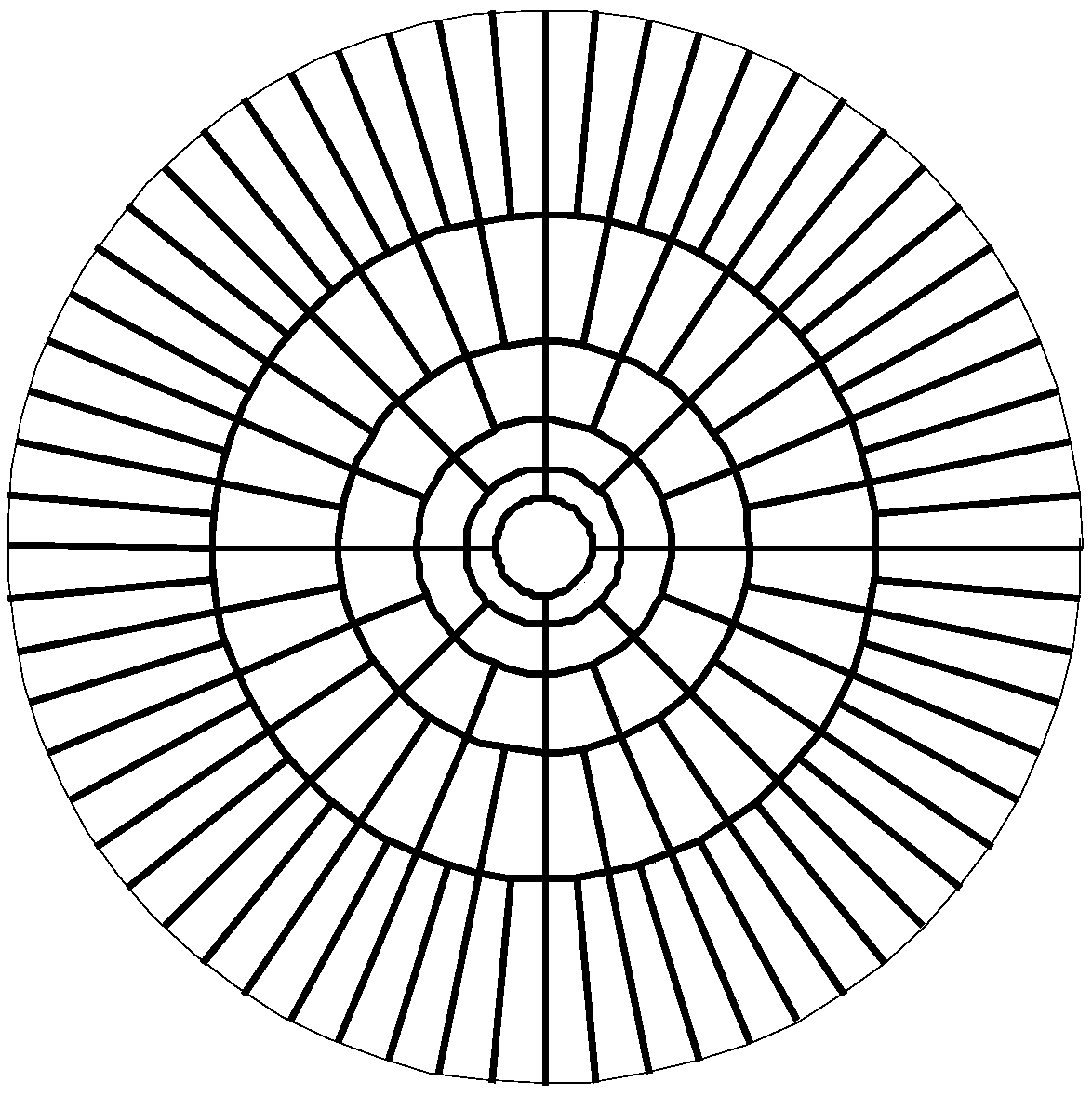 Method for azimuth interpolation for radar video echo display