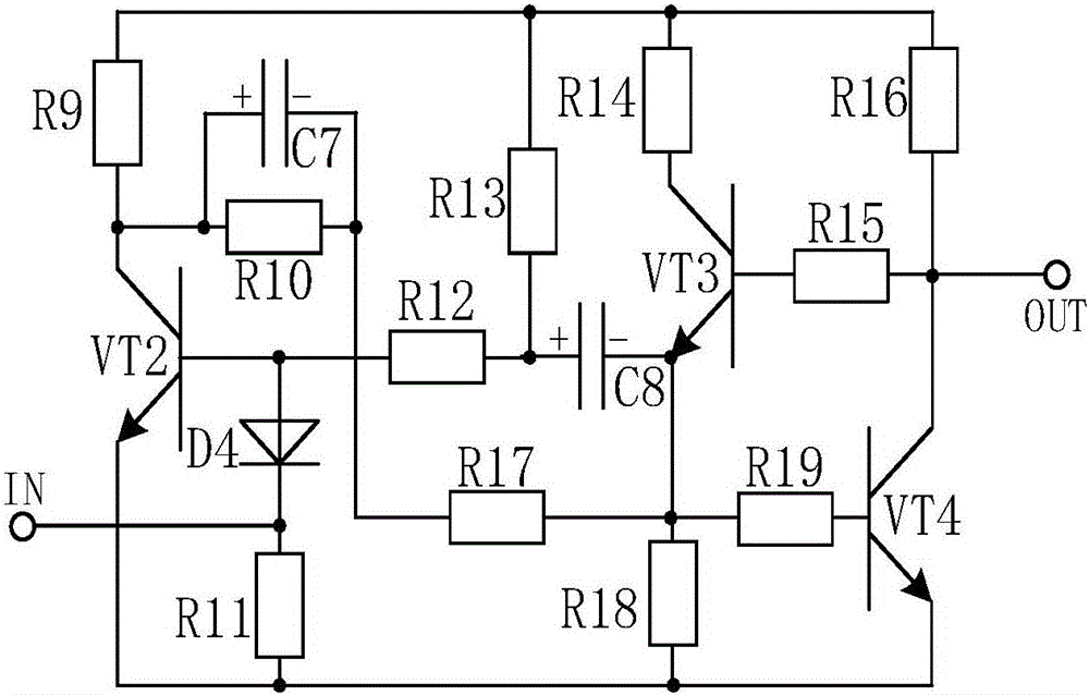 Granular food humidity detecting system based on humidity-detection steady-state circuit