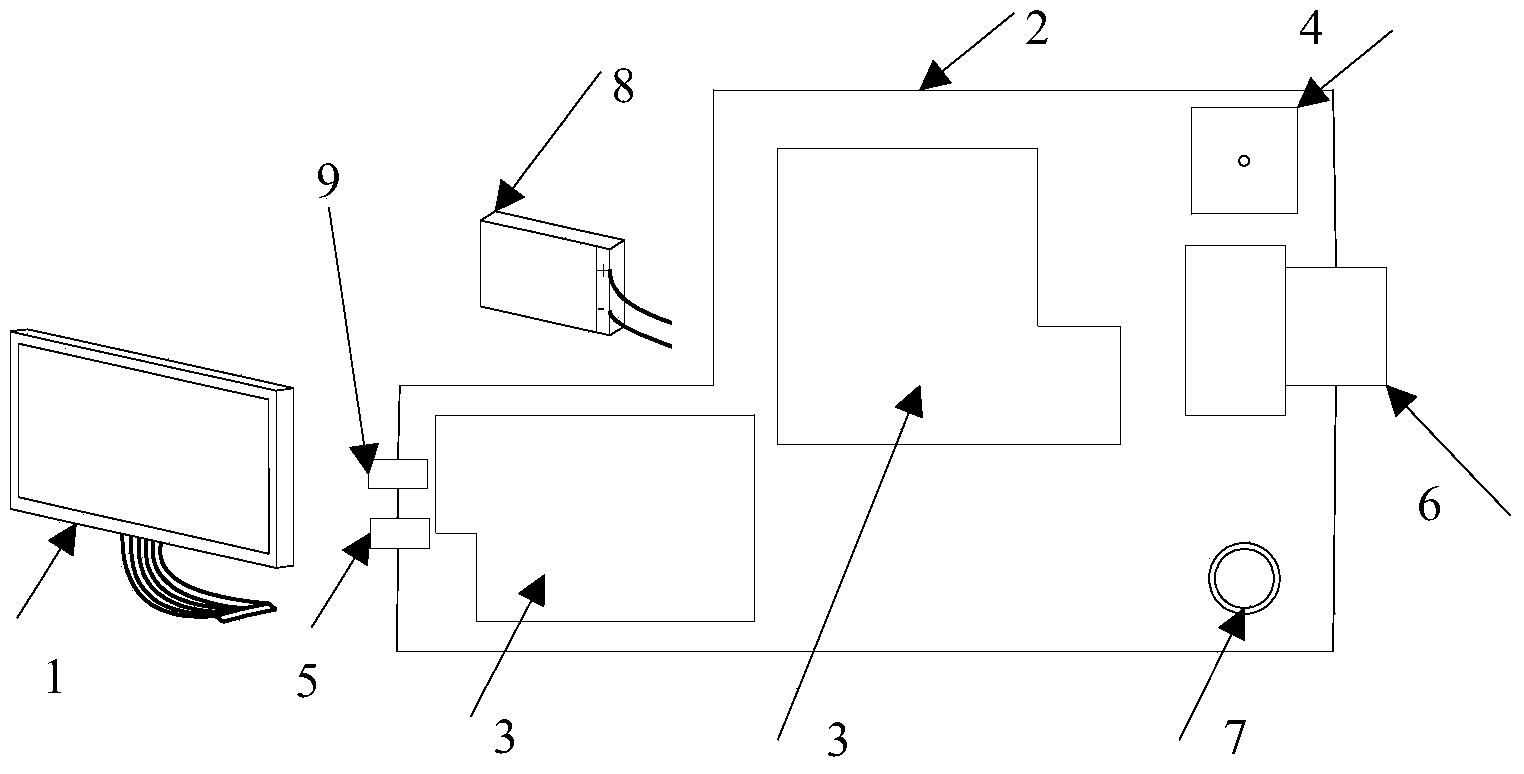 Charging device and charging method of vehicle-mounted navigator