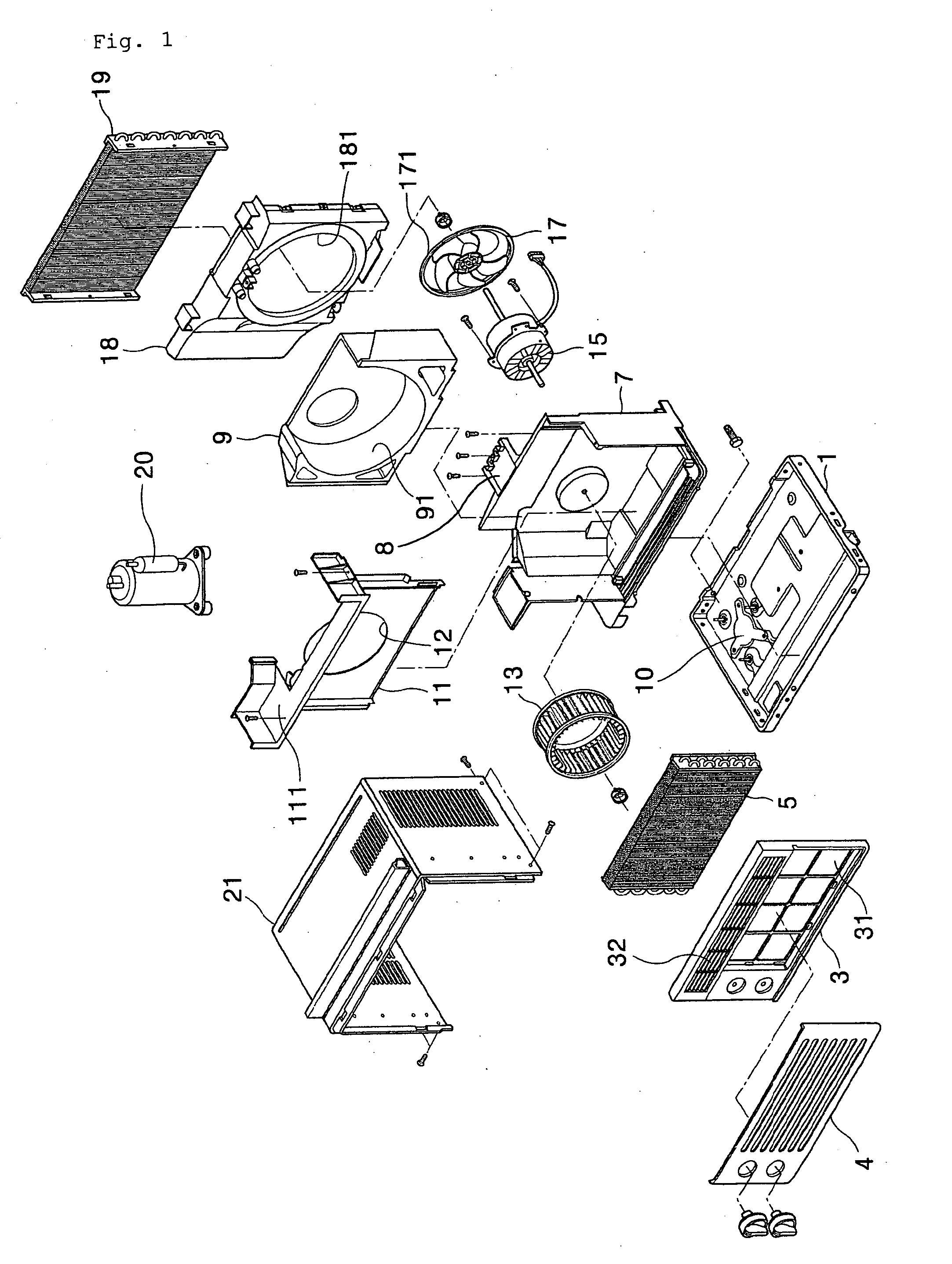 Integral type air conditioner and front panel thereof