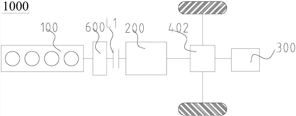 Power drive system of vehicle and vehicle with power drive system