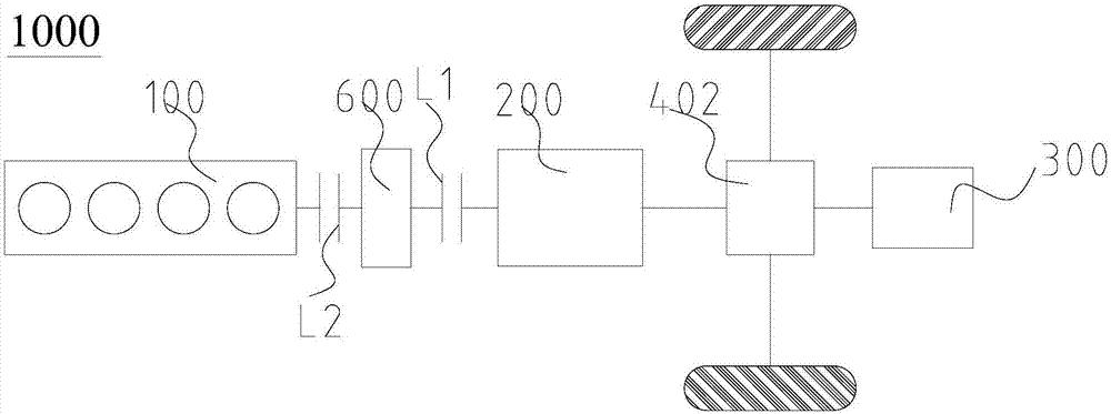 Power drive system of vehicle and vehicle with power drive system