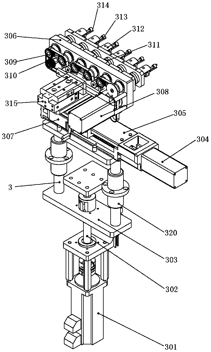 Automatic winding machine of chip inductor