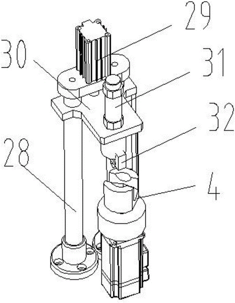 Water collecting cup type disposable anesthetic breathing circuit automatic assembling machine