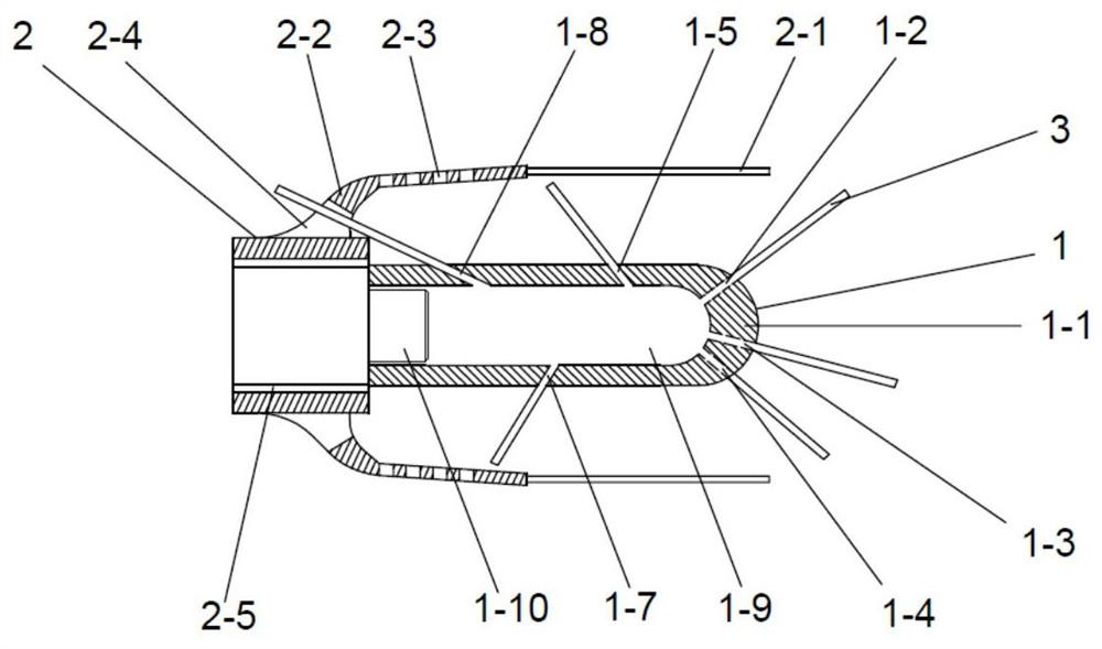 Nozzle for self-rotating jet drill with anti-stall device