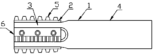 A milling cutter for thread milling with less interference