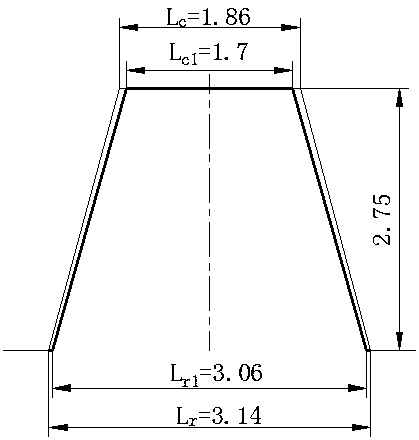 A milling cutter for thread milling with less interference