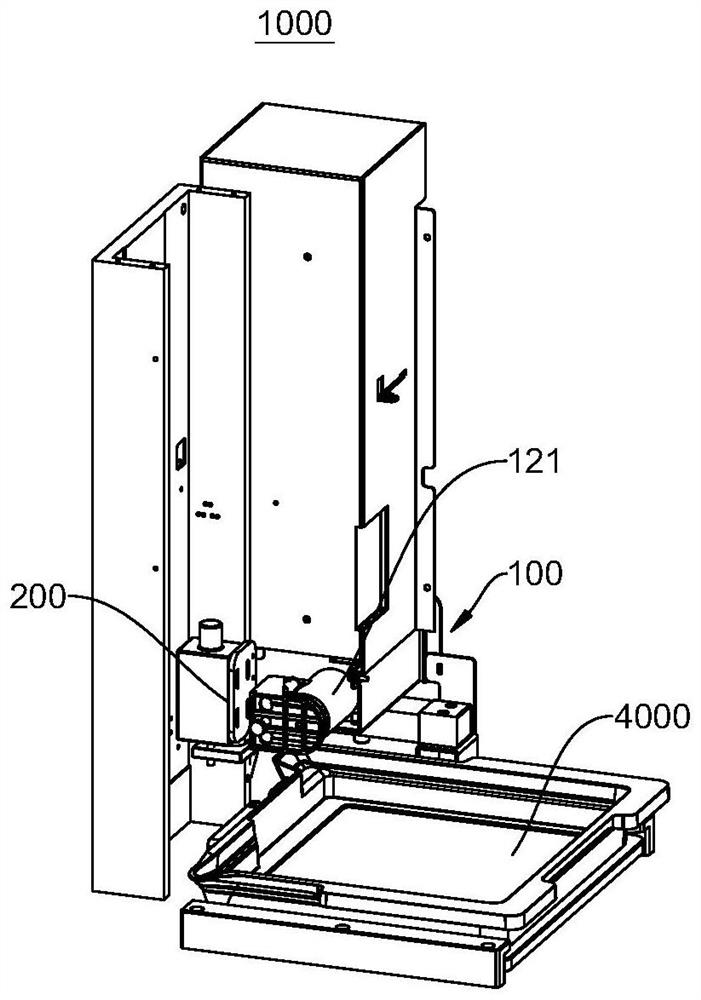 Transfer liquid adding device, automatic liquid adding device, 3D printer and liquid adding method