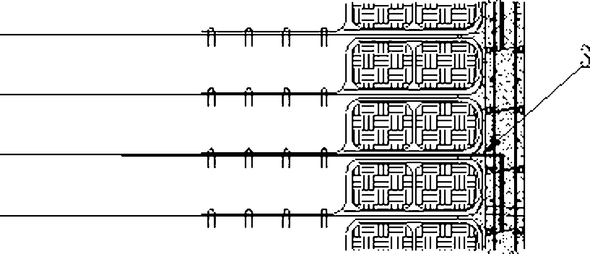 Technology for processing soil filled slope by combining geogrids and concrete panels