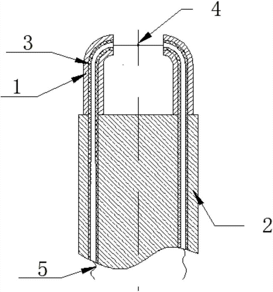 Quick-response thermocouple probe