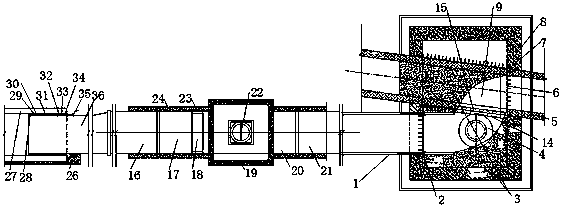 Alternation construction connection structure of new and old sewage connecting pipes