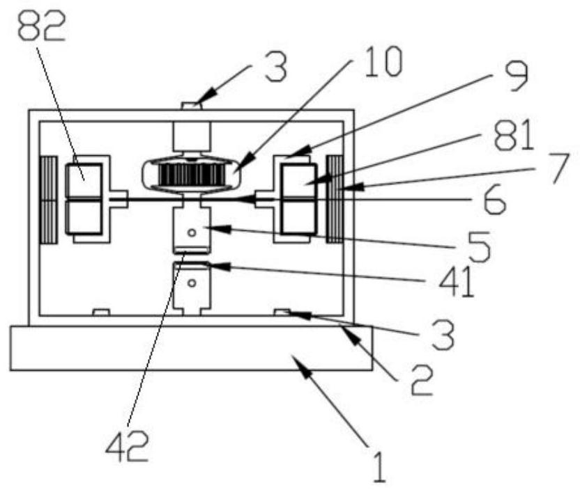 Vibration energy collection device based on piezoelectric stack and electromagnetic induction