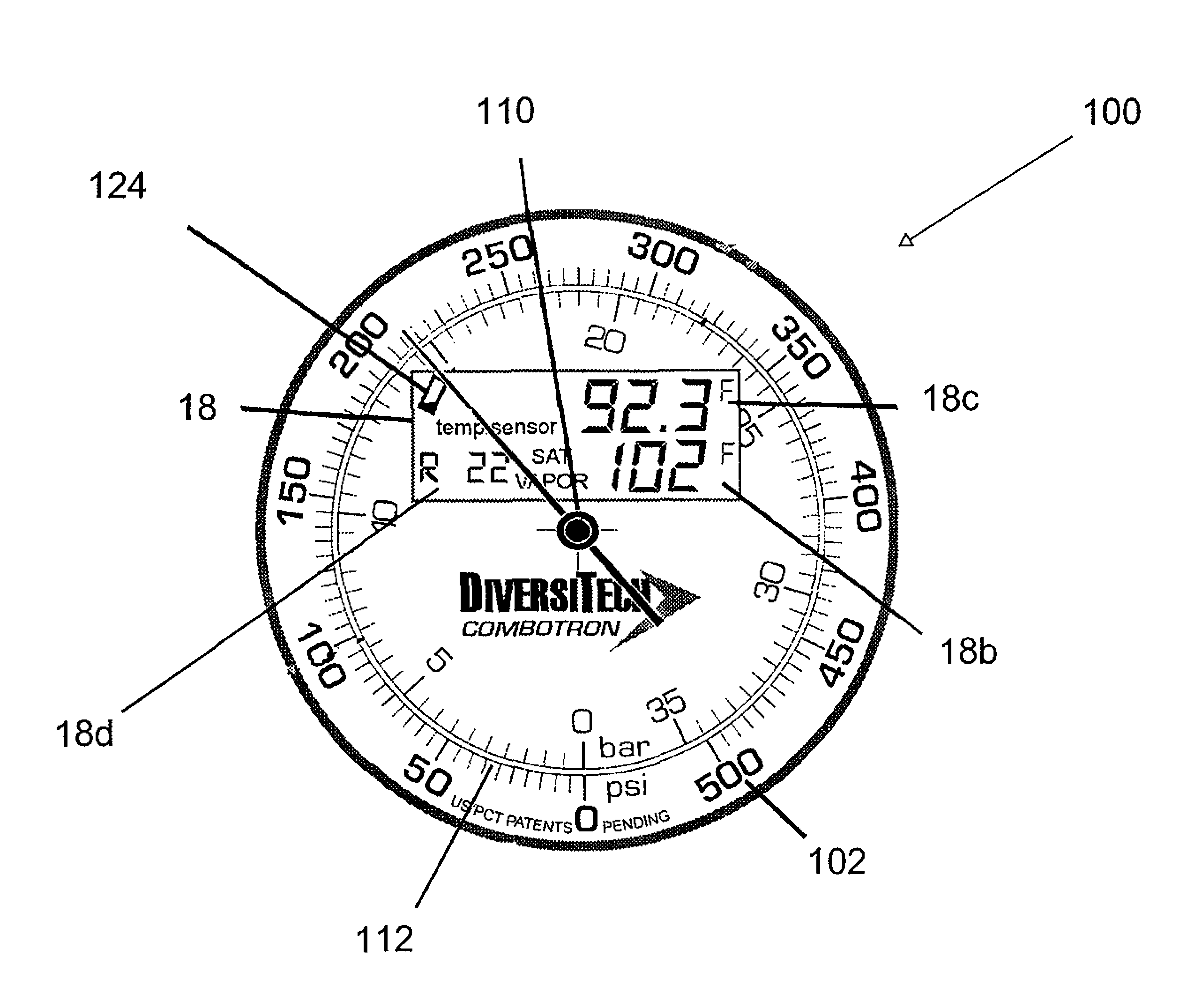 Heating and air conditioning service gauge