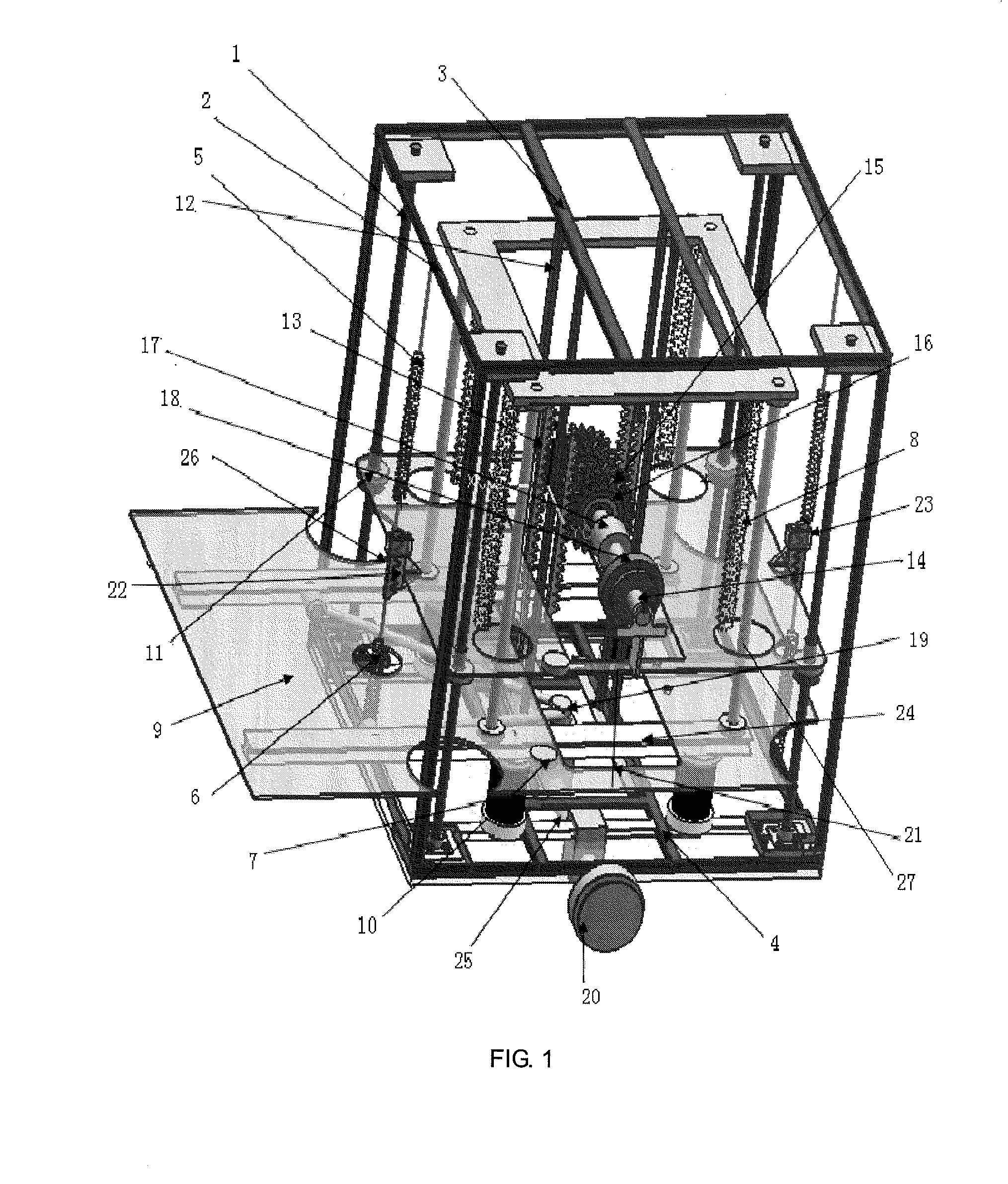 Method and structure for applying frequency resonance in automobile kinetic power generation