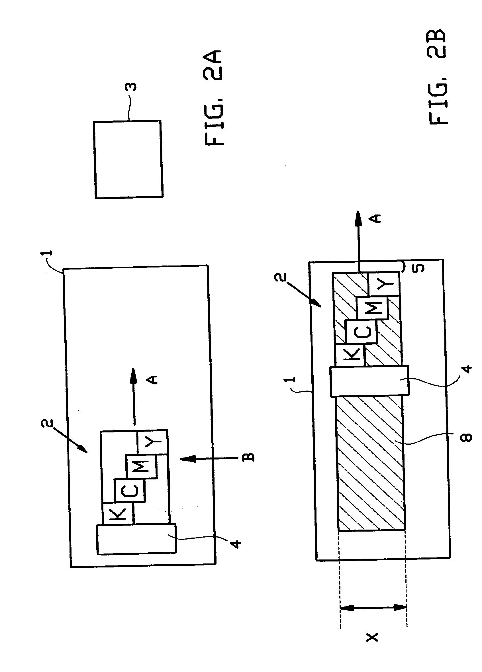 Method and printer for applying an ink image to a receiving material