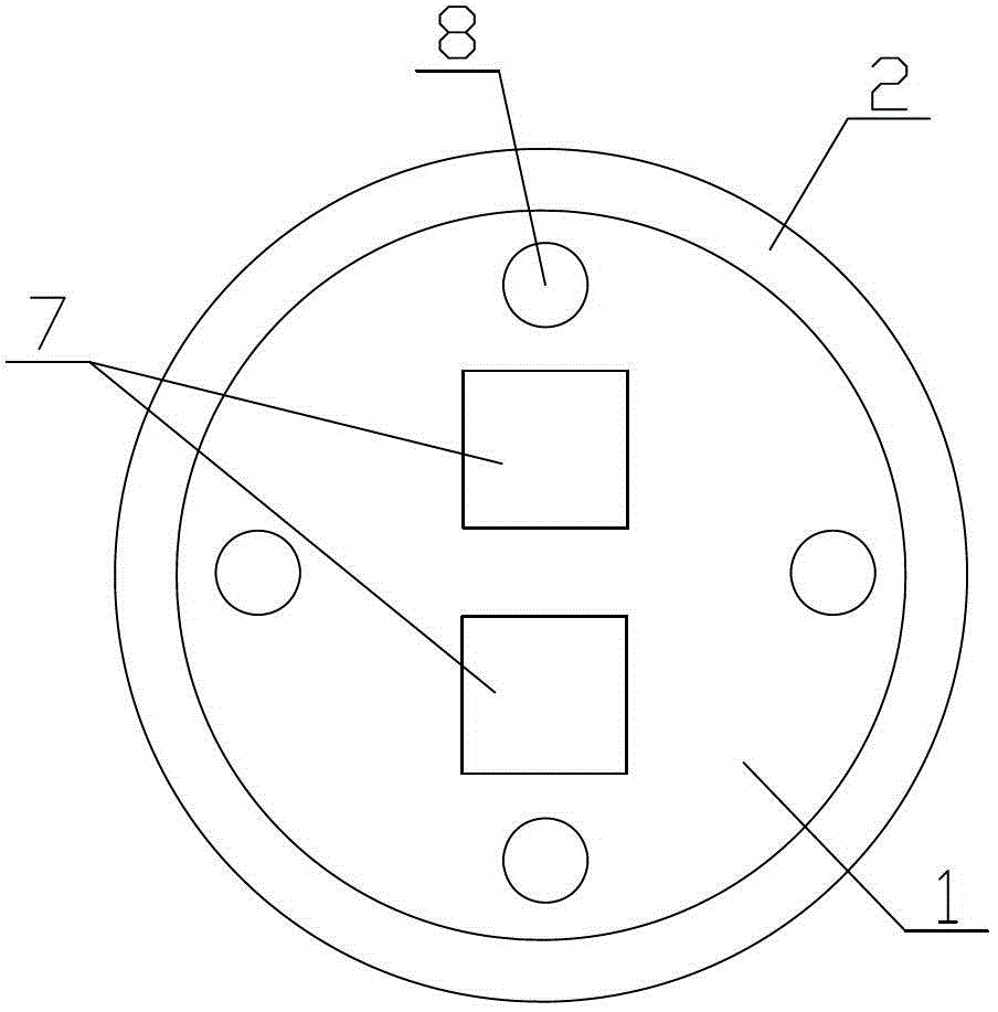 Steel-wood combined vertical column and construction method thereof