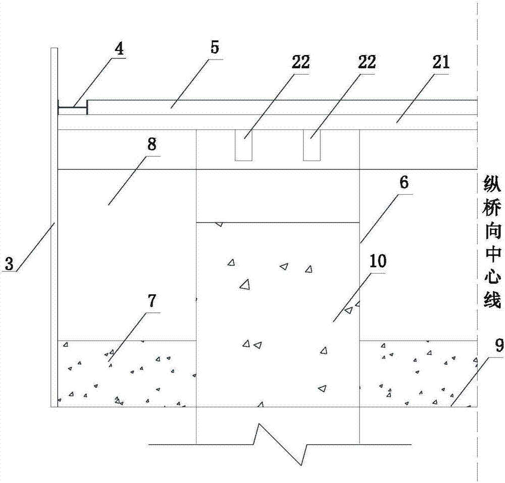 Block assembling type bottomless single-wall steel bushing box cofferdam and construction method thereof