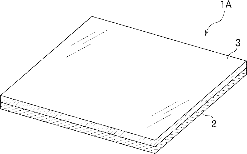 Demoulding material for resin matrix substrate and method for producing the same