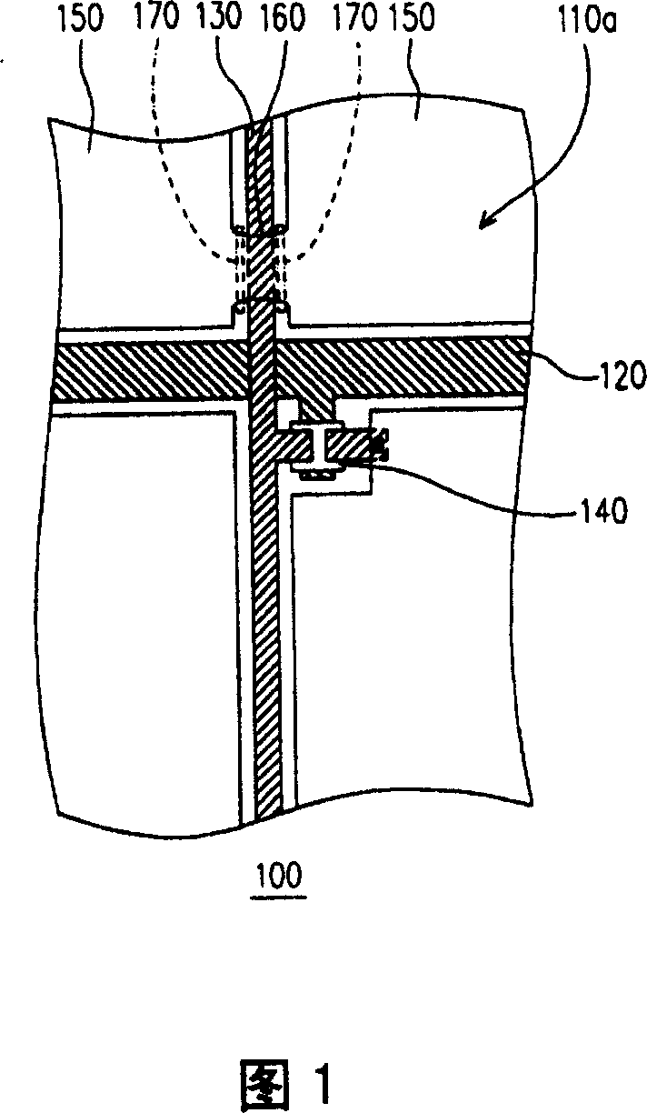 Thin film transistor array base plate and patching method thereof