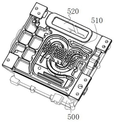 A kind of die-casting mold for producing shell and the production method of shell