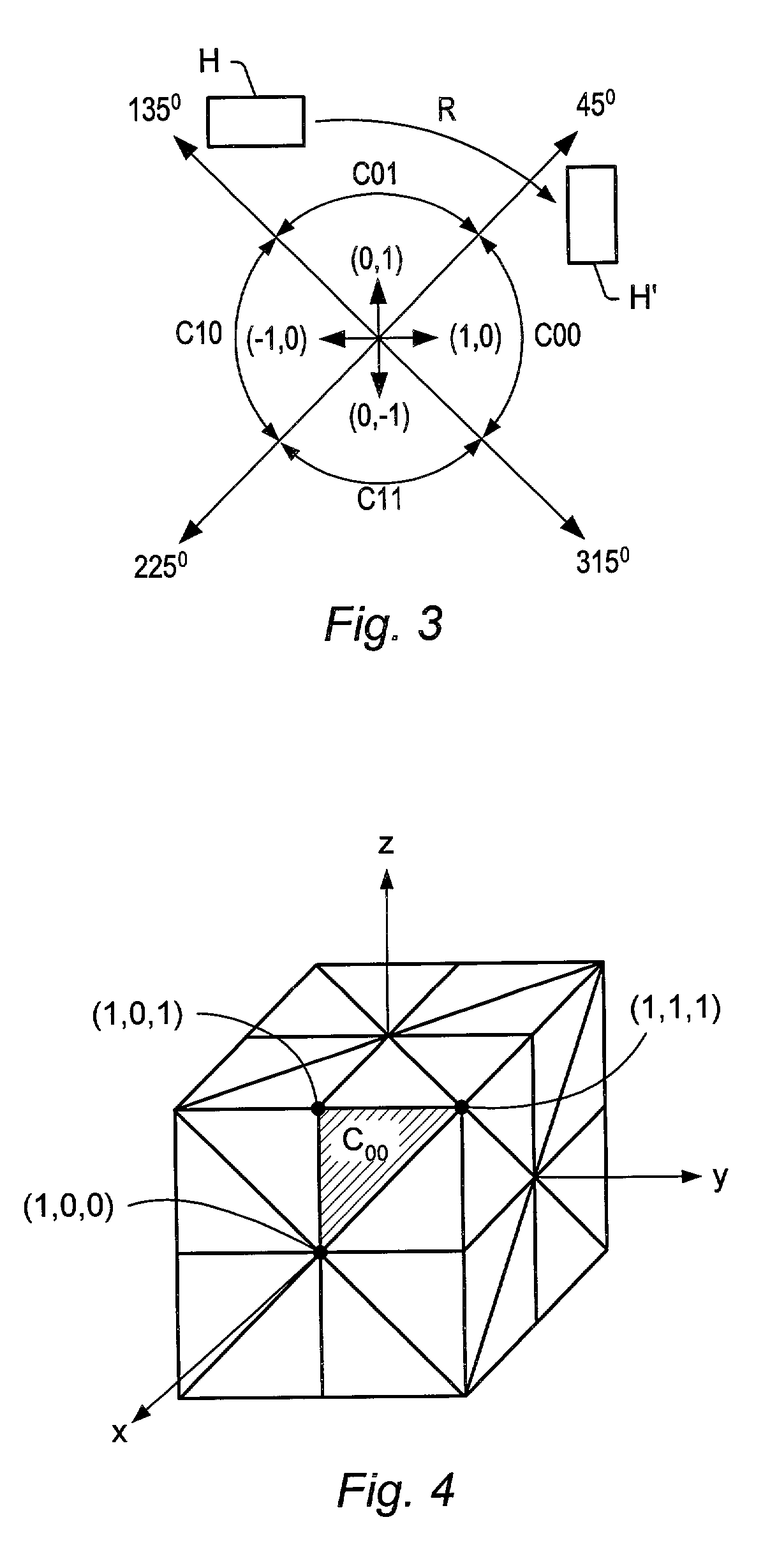 Geometric folding for cone-tree data compression