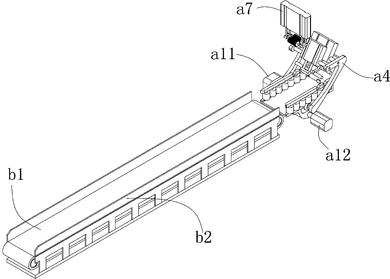 Parallel pig hamstring withdrawing assembly line